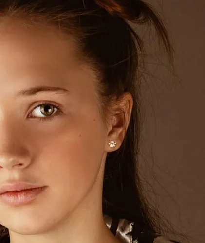 Miniatura 4 de INFUSEU Aretes de plata de ley para mujeres y niñas, bonitos aretes de animales, Plata de ley