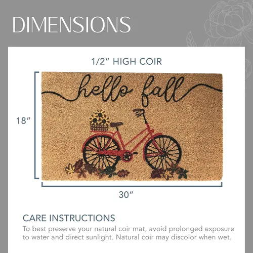 Miniatura 2 de Elrene Home Fashions, Farmhouse Living Honey - Decoración Hello Fall Bike