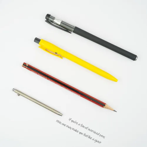 Miniatura 8 de Mini bolígrafo, bolígrafo EDC de titanio no tóxico con llavero, bolígrafo pequeño compacto y elegante