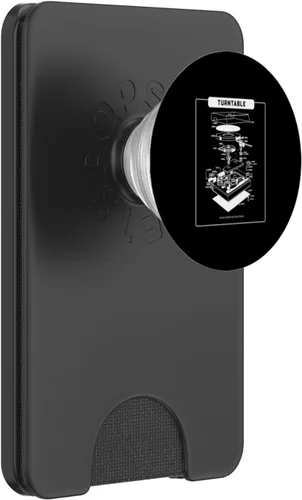 Miniatura 8 de Turntable - Music Makes My Heart Beat (Retro Graphic) PopSockets Adhesive PopGrip