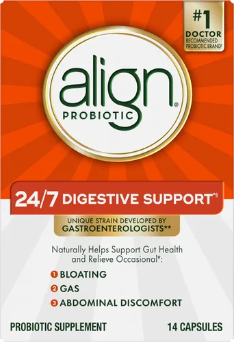 Align Probióticos, apoyo digestivo 24/7*§, probióticos para mujeres y hombres, probióticos para la salud digestiva, cápsulas probióticas para