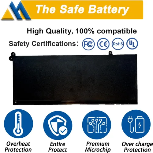 Miniatura 4 de Reemplazo de batería G91J0 de 41 Wh para Dell Latitude 3520 3420 3320 3330 Inspiron 3511 3515 3525 3530 5310 5410 5418 5410 5515 5518 14 Plus 7410