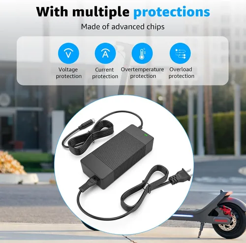 Miniatura 5 de Cargador de 42 V para Phantomgogo A9 A8, compatible con Phantom GO A9 plegable 350W Motor 36V 10.4Ah cargador de batería de litio