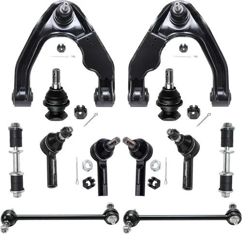 Miniatura 66 de Detroit Axle - Kit de extremo delantero para Ford 1998-2001 Explorer Mercury Mountaineer, 4 barras estabilizadoras delanteras y traseras, 2 brazos