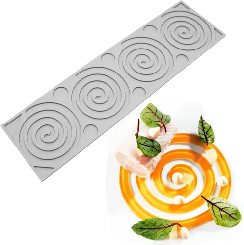 Miniatura 9 de Moldes de silicona triangulares – Moldes de caramelo de chocolate con forma de corazón y ramas de árbol 3D (B1 16.2 x 5.48 x 0.24 pulgadas)