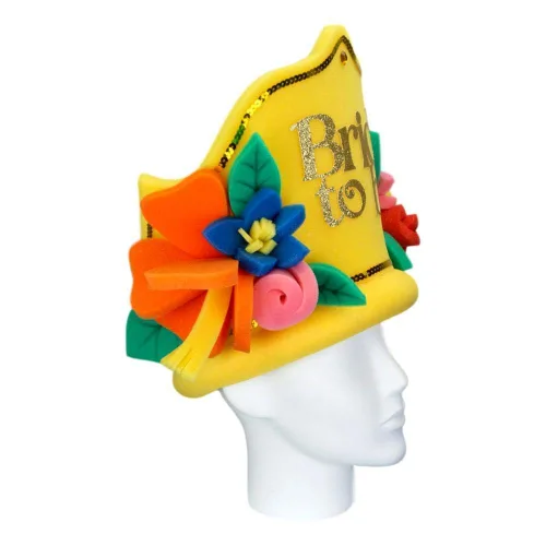 Miniatura 38 de FOAM PARTY HATS: Venezuela Bride Hat - Wedding Party Hat - Hora Loca Hat - Bachelorette Party Hat - Bridal Shower Hat - Wedding Hair Vine Hat