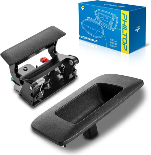 Miniatura 86 de PHILTOP Manija de puerta exterior 3 piezas delantera izquierda y derecha y trasera derecha para Chevy Express 1500/2500/3500, reemplaza # 79320