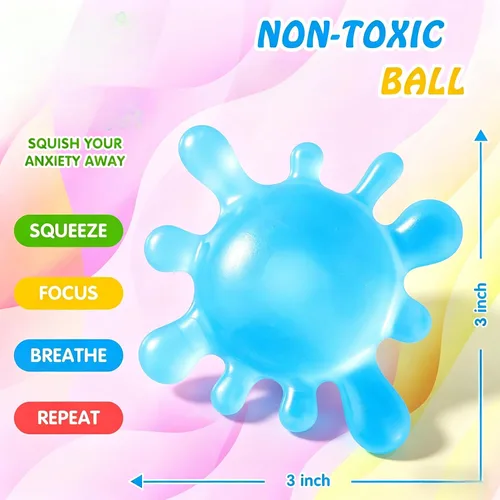 Miniatura 3 de Juguetes Fidget Pelotas Antiestrés para Niños, Juguetes Blanditos Squishy, Premios Fidget a Granel - Pelotas Sensoriales - Pelotas Antiestrés