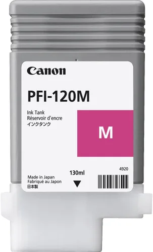 Miniatura 5 de Canon Paquete de tanque de tinta de pigmento PFI120 (negro mate, cian, magenta, amarillo, negro) en embalaje al por menor