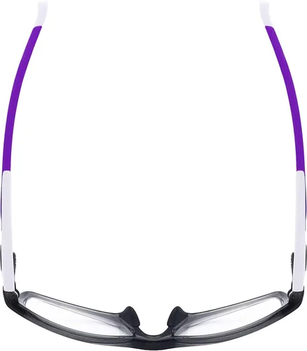 Miniatura 5 de BroLizard - Brazos de repuesto para Oakley Crosslink Glass Satin White Frame - Púrpura