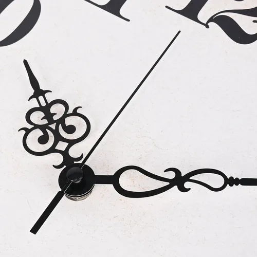 Miniatura 7 de Yoiolclc Reloj de pared grande de 16 pulgadas, silencioso, sin tictac, vintage, funciona con pilas, para sala de estar, oficina, escuela (bronce)