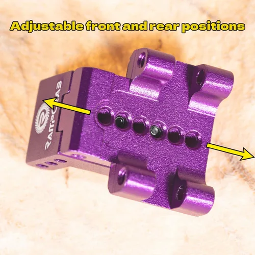 Miniatura 4 de Montaje de eslabones superiores del braguero del eje trasero para coche SCX24 AX24 RC, ajuste de múltiples posiciones, pieza de actualización