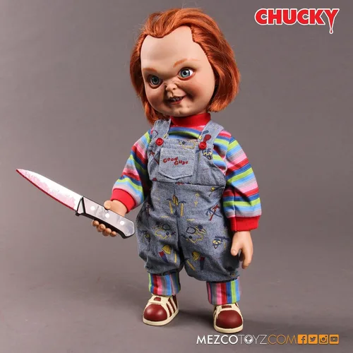 Miniatura 7 de Figura de acción con sonido Mezco Toyz 15 in Mega Good Guy Chucky