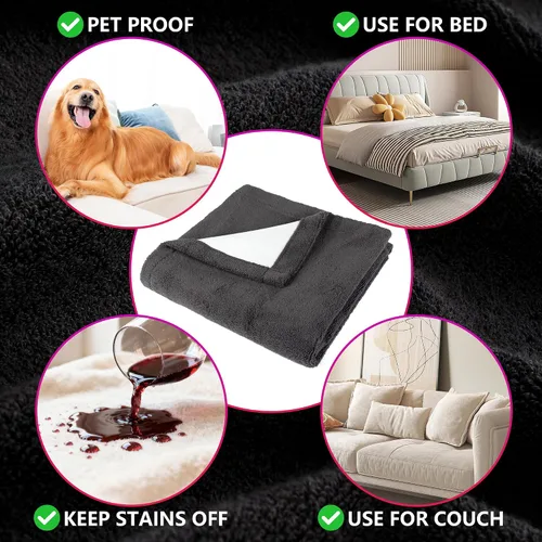 Miniatura 3 de VIBEY Toalla/Manta Sexual Lavable Impermeable y Resistente a Manchas, Protector de Colchón, Almohadilla de Cama para Incontinencia y Alfombrilla
