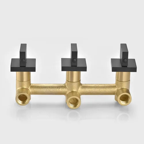 Miniatura 7 de Grifo de Montaje en Pared para Bañera con Cascada y Relleno, con Ducha de Mano de Alto Flujo, Negro Mate, SUMERAIN