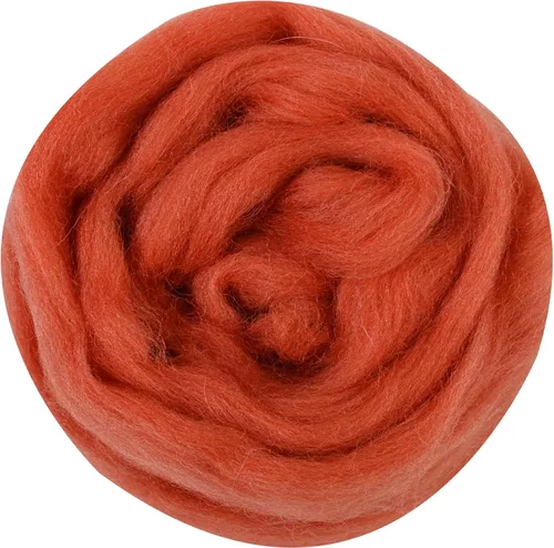 Miniatura 63 de 24 tipos de lana rosa, 4.23 oz (120 g), adecuado para fieltro húmedo y fieltro de aguja de telas hiladas de lana. Un paquete de prueba está Tonos