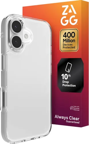 Miniatura 44 de ZAGG Crystal Palace Funda para iPhone 15 Pro Max - Protección contra Caídas (13ft/4m), Funda para iPhone Antiamarilleamiento y Resistente a