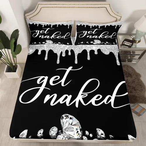 Miniatura 28 de Feelyou Leopard Print Lips Fitted Sheet Twin Size for Kids Boys Girls Cheetah Print Bed Sheets Set 16" Deep Pocket Soft Breathable Microfiber