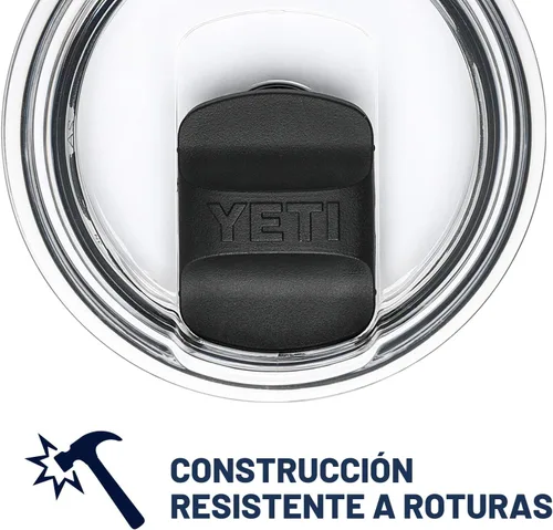Miniatura 7 de YETI Rambler - Vaso de acero inoxidable con aislamiento al vacío de 20 onzas con tapa MagSlider Todo acero inoxidable