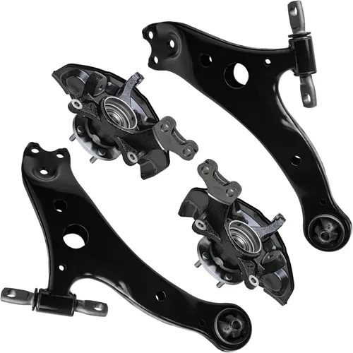 Miniatura 210 de Detroit Axle - Kit de 4 brazos de control delanteros para Ford Mustang 05-10, 2 brazos de control inferiores, 2 puntales 2005 2006 2007 2008 2009