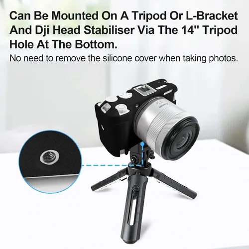 Miniatura 7 de Easy Hood Funda R50V, funda protectora de silicona suave para cámara digital Canon EOS R50 V, funda ligera para cámara EOS R50V, protector de piel