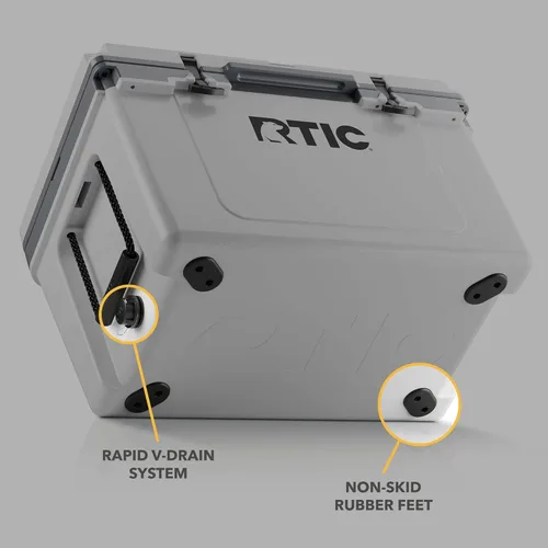 Miniatura 6 de RTIC Refrigerador duro ultraligero de 52 cuartos de galón con aislamiento portátil para playa, bebidas, bebidas, campamento, picnic, pesca, barco