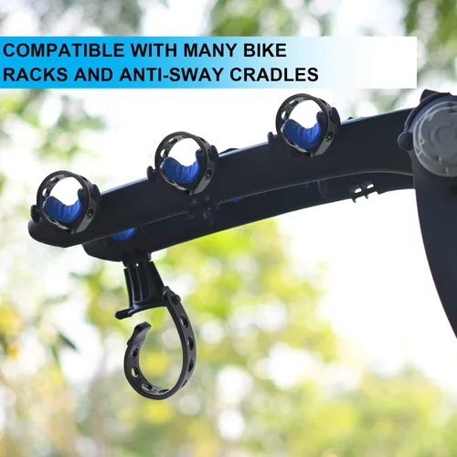 Miniatura 3 de Boao Correa de goma para portabicicletas, 6 piezas, correa de repuesto para bicicleta (negro)