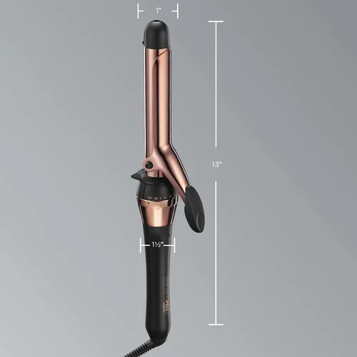 Miniatura 5 de CONAIR INFINITIPRO - Rizador de titanio de oro rosa de 1 pulgada, el barril de 1 pulgada produce rizos clásicos, para uso en cabello corto, mediano