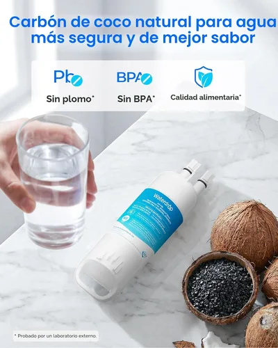Miniatura 7 de Waterdrop EDR1RXD1 Reemplazo para filtro Everydrop® 1, W10295370A, EDR1RXD1B, P8RFWB2L, P4RFWB, Kenmore® 46-9081, 46-9930, WD-F38 Filtro de agua