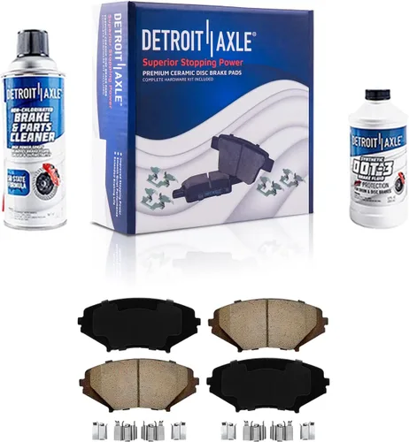 Miniatura 14 de Detroit Axle - Zapatas de freno traseras para Chevrolet Cobalt Cavalier HHR Malibu Pontiac G4 G5 Pursuit Sunfire Saturn Ion Reemplazo de zapatas