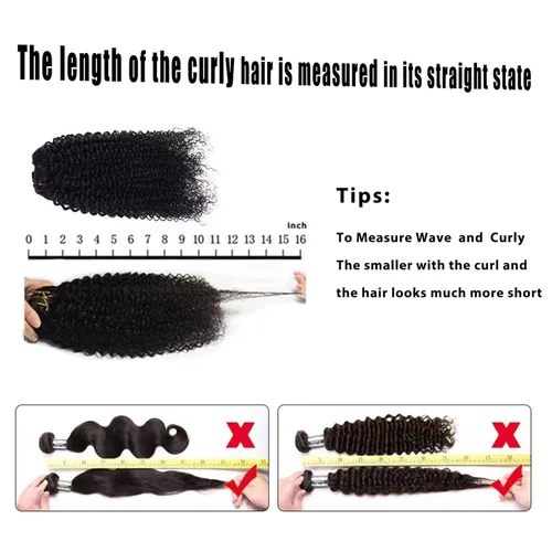 Miniatura 5 de Extensiones de cabello rizado con horquillas, cabello humano virgen Remy, extensiones de pelo rizado brasileño 4B 4C, grado 8A, gruesos