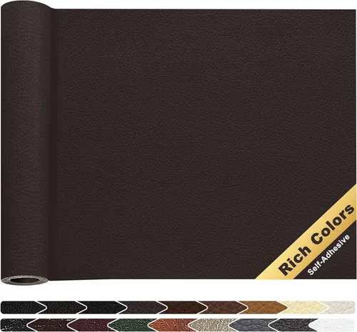 Miniatura 83 de KING MOUNTAIN Cinta de reparación de cuero, 16 x 60 pulgadas, gris, autoadhesiva, impermeable, ecológica