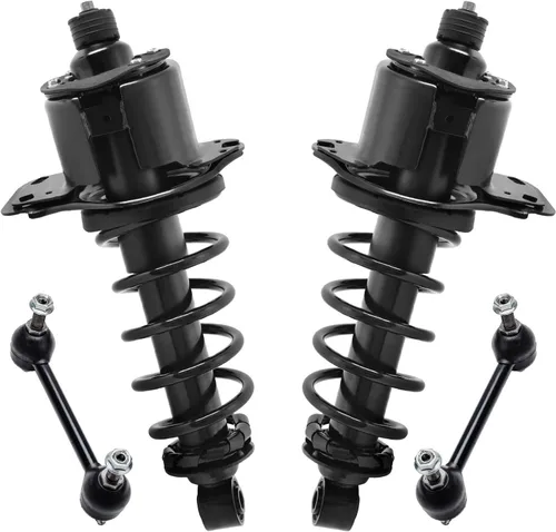 Miniatura 18 de Detroit Axle - Kit de 4 piezas RWD Puntales Delanteros Barras Estabilizadoras para Ford F-150 2021 2022 2023 2024, 2 Puntales con Resorte Helicoidal