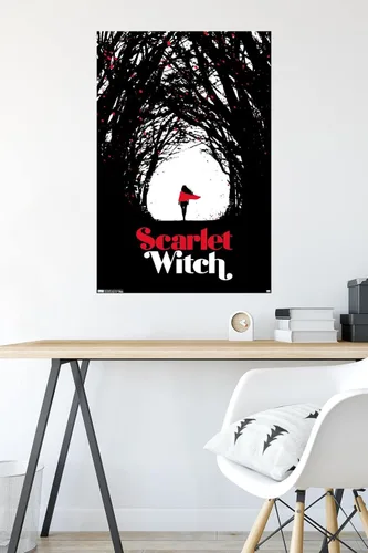 Miniatura 4 de Trends International Marvel Comics - Póster de pared de Bruja Escarlata #4, 22.375 x 34 pulgadas, versión premium sin marco