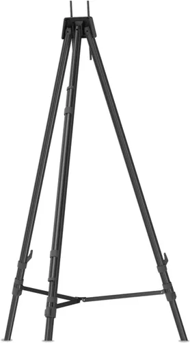 Miniatura 10 de Quartet Caballete, Aluminio, Servicio Pesado, Telescoping, 66" Max. Altura, Soporta 45 Lbs, Negro (56EX)