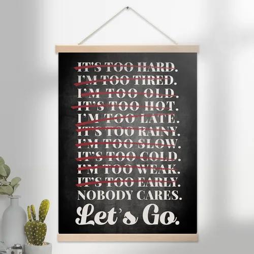 Miniatura 15 de HKDGVRTB Pósteres motivacionales de afirmaciones positivas, decoración de pared, arte inspirador de pared de oficina que se suma a grandes