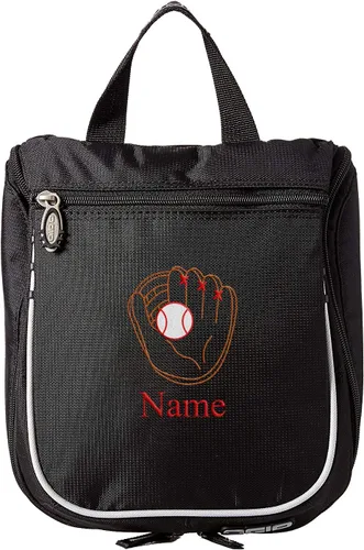 Miniatura 7 de Mato & Hash Neceser de béisbol, kit de afeitado personalizado para hombre, estuche de viaje colgante