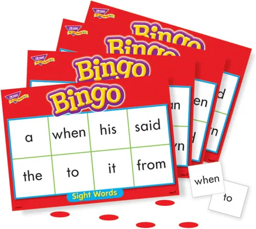 Miniatura 4 de Trend, Juego de bingo para jóvenes aprendices, palabras visuales (t6064)
