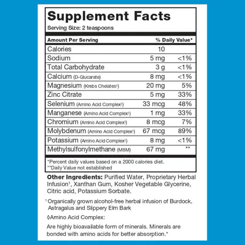 Miniatura 4 de BrainChild Nutritionals Spectrum Support Minerals (sin sabor 32oz)