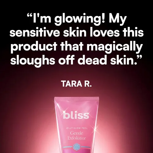 Miniatura 11 de Bliss Jelly Glow Peel™ - Limpiador y exfoliante suave no abrasivo con enzimas de frutas - 4 onzas - Nutre e hidrata la piel - Limpia, vegana y libre