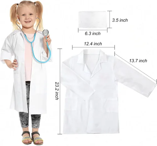 Miniatura 5 de Phobby Kit Médico Duradero para Niños, Juego Médico de Juguetes de 27 Piezas de Juego de Simulación Deluxe con Estetoscopio Real, Juguetes de Médico