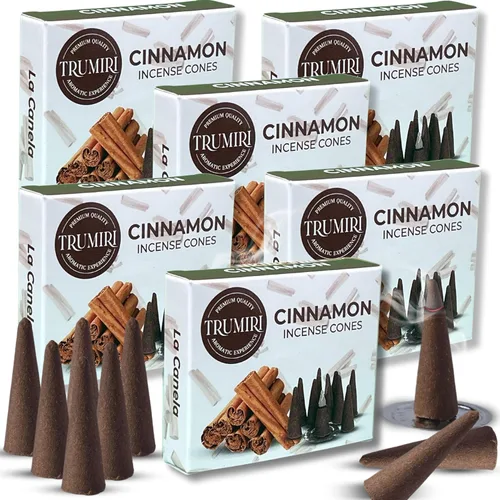 Miniatura 19 de TRUMIRI Incienso ámbar – Paquete de 20 conos (2 x 10) – Incienso de cono perfumado