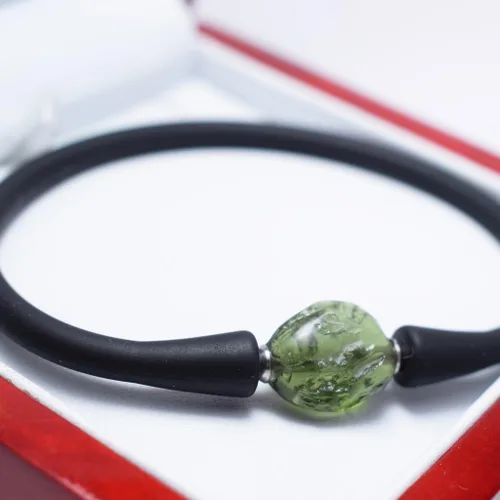Miniatura 3 de Pulsera Piedra Moldavita por Stones Desire