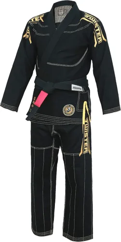 Miniatura 4 de Twister Black Mamba Brazilian Jiu Jitsu Gi Uniforme BJJ Preencogido Con cinturón BJJ GRATIS y bolsa Gi GRATIS