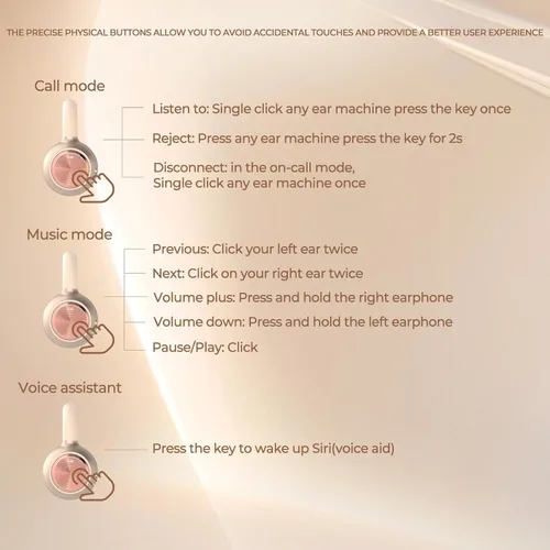 Miniatura 6 de Auriculares con clip de oreja abierta – Auriculares inalámbricos 5.4 con micrófono, 40 horas de reproducción, audio premium, efectos de iluminación