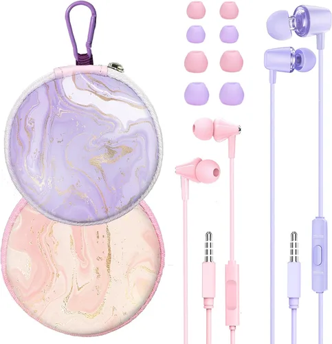 Miniatura 7 de 2 paquetes de auriculares para niños (azulvioleta)