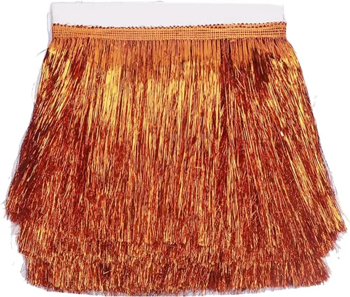 Miniatura 7 de YYCRAFT Fleco de Oropel de 1.75 pulgadas de Ancho Ribete de Oropel Guirnalda de Oropel Fleco para Disfraz de Baile Ribete con Efecto de Lámina