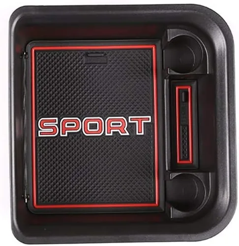 Miniatura 5 de YIWANG Caja de almacenamiento de reposabrazos central para Land Rover Range Rover Vogue 2013-2019 con refrigerador