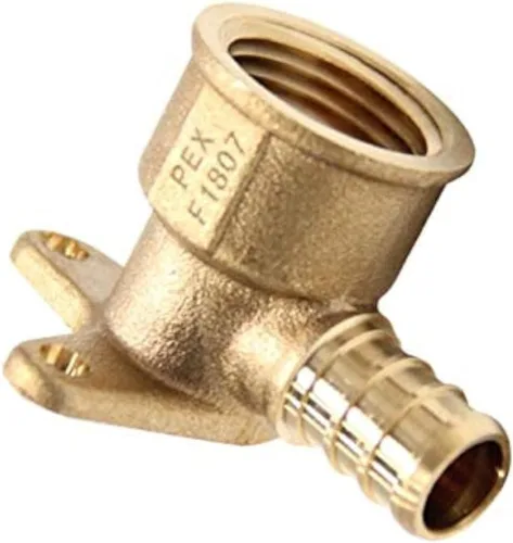 Miniatura 10 de EFIELD Pex - Codo de oreja caída, latón (1/2 pulgada x 1/2 pulgada) hembra NPT, ASTM F1807 (PEX1807159) (paquete de 10)