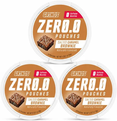 Miniatura 23 de Bolsas de energía Grinds - Bolsas de cafeína natural - Contiene vitaminas B, sin azúcar y 0 calorías - 80 mg de cafeína en cada bolsa - Genciana